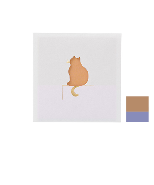 マルアイ　窓ミニカード　カ－MD5BE　ねこ