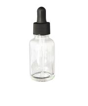 いわしや　エムボトル　黒ゴムキャップ　No33　クリア