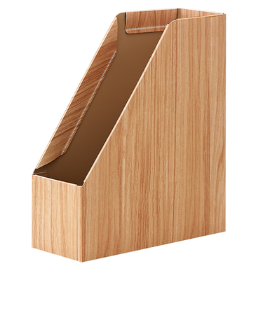 セキセイ　ウッズスタイル　ボックスファイル　A4タテ　WDS‐8650　ブラウン