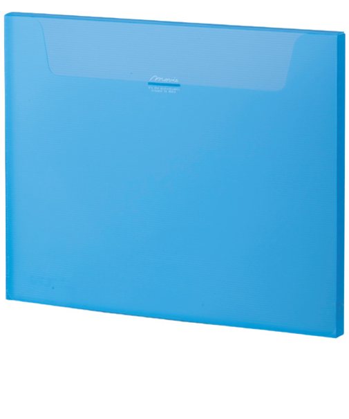 セキセイ　ムービーキャリーファイル　A4　MV‐515F　ブルー