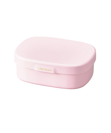 ハコヤ（HAKOYA）　さっと洗えるお弁当箱　S　30369　ピンク　400mL