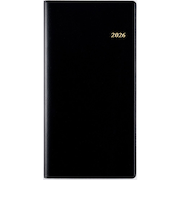 【2026年1月始まり】 高橋書店 ニューダイアリー4 手帳判 ウィークリーレフト 82 黒 月曜始まり