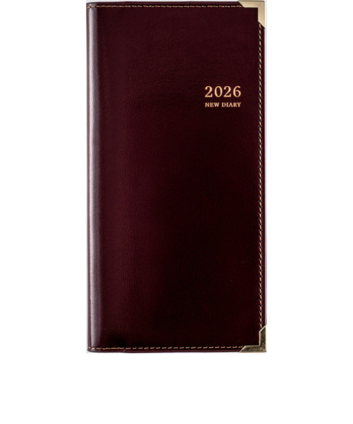 【2026年1月始まり】　高橋書店　ニューダイアリー3　手帳判　ウィークリーレフト　81　ワイン　月曜始まり
