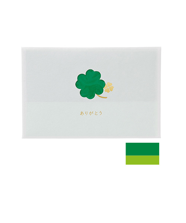 マルアイ　窓カード　カ－MD101G　クローバー