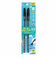 クツワ　ミラガク　タッチキャップ　鉛筆付き　2B　MT002BL　ブルー