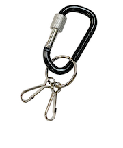 スイング（SWING）　134ボルトロック　カラビナキー　ブラック