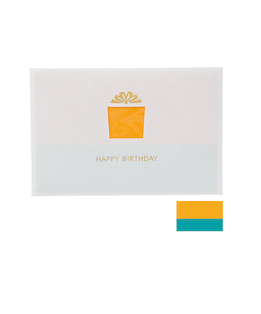 マルアイ　窓カード　HAPPY　BIRTHDAY　カ－MD104DA　ギフトボックス