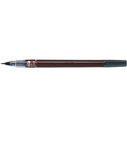 パイロット（PILOT）　瞬筆（しゅんぴつ）　本格毛筆　顔料インキ　SVSG-80FDF-B　黒　細字