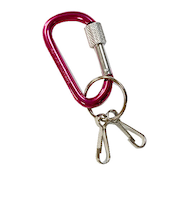 スイング(SWING) 134ボルトロック カラビナキー ピンク