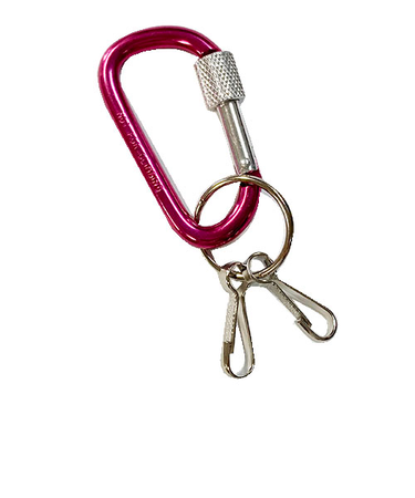 スイング（SWING）　134ボルトロック　カラビナキー　ピンク