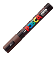 三菱鉛筆　ポスカ　中字丸芯　PC－5M　ダークブラウン