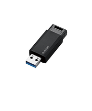 エレコム(ELECOM) ノック式USBメモリ USB3.1(Gen1)対応 32GB MF-PKU3032GBK ブラック