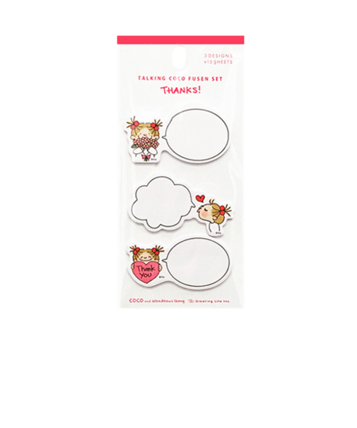 グリーティングライフ　トーキングココふせん　RYPG－606　Thanks