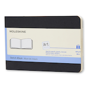 モレスキン（MOLESKINE）　アート　スケッチアルバム　ソフトカバー　ポケットサイズ　406722　ブラック