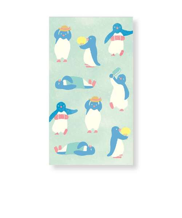 フロンティア　ふわりぽち袋　ペンギンの夏休み