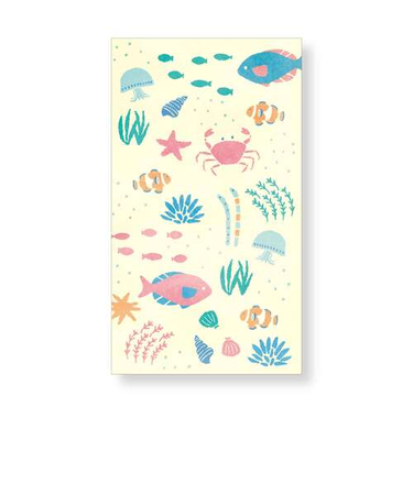 フロンティア　ふわりぽち袋　海の中