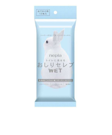 ネピア　おしりセレブ　WET　おでかけ用　12枚　52310