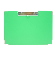 セキセイ　クリップボード　A4-S　Y-55C　グリーン