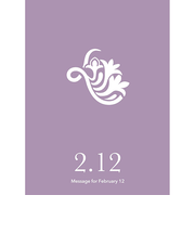 草紙堂　花結びメッセージカード　2月12日