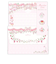 ホールマーク（Hallmark）　レターセット　マーベラスレター　ふじわらてるえ　831806　ピンクスウィーツ