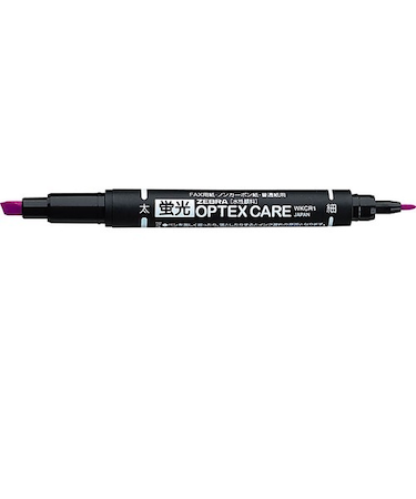 ゼブラ（ZEBRA）　蛍光オプテックスケア　WKCR1－PU　紫