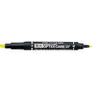 ゼブラ（ZEBRA）　蛍光オプテックスケア　WKCR1－Y　黄