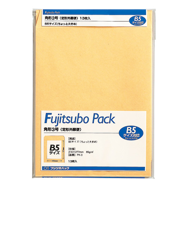 マルアイ　藤壺クラフトパック　角3　85G　PK－3　13枚入