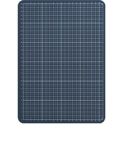 キングジム（KING　JIM）　小さくたためるワイドカッターマット　7804　ネイビー