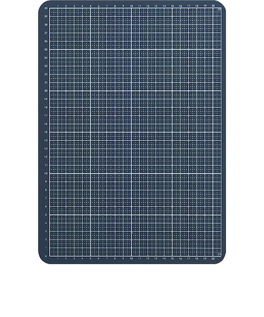 キングジム（KING　JIM）　小さくたためるワイドカッターマット　7804　ネイビー