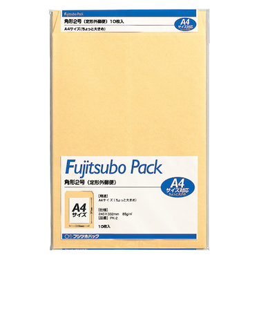 マルアイ　藤壺クラフトパック　角2　85G　PK－2　10枚入