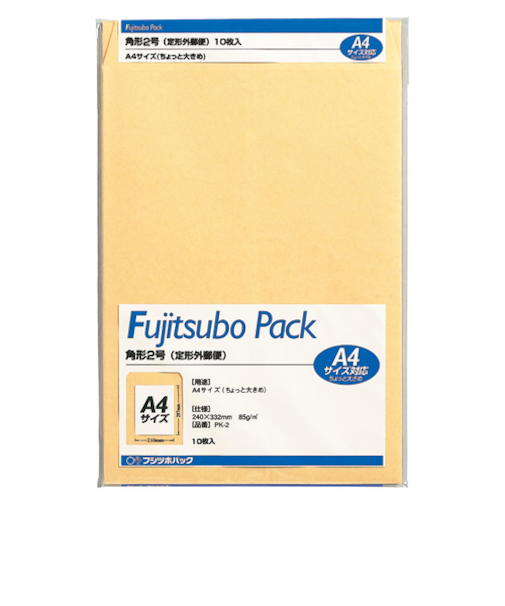 マルアイ　藤壺クラフトパック　角2　85G　PK－2　10枚入