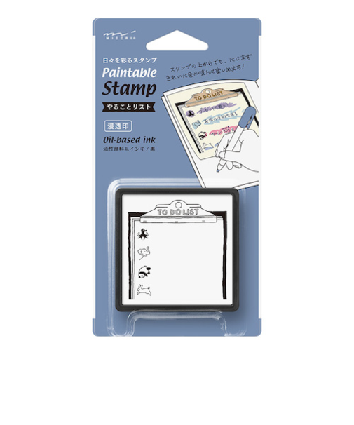 ミドリ（MIDORI）　スタンプ　浸透印　やることリスト柄　35385006