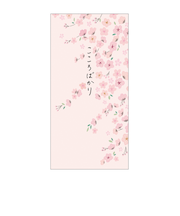 包む　ポチ袋　Lサイズ　H-TP055　桜　3枚入