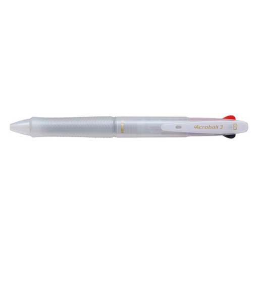 パイロット（PILOT）　アクロボール3　0.3mm　BKAB-40MF-PW　パールホワイト