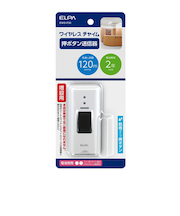 エルパ（ELPA）　ワイヤレスチャイム押しボタン送信器　増設用　EWS-P30