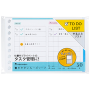 マルマン（maruman）　書きやすいルーズリーフ　B7変型　L1439　TO　DOリスト