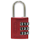 アバス（ABUS）　可変式南京錠　145BigD　30mm　レッド