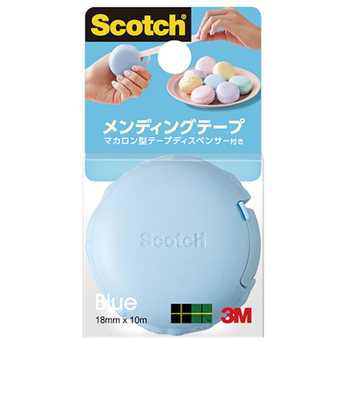 3M　スコッチ　メンディングテープ　ディスペンサー付き　810MCR　ブルー