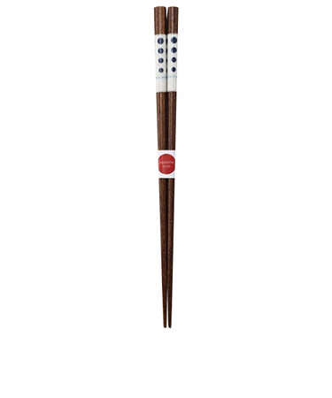 イシダ　箸　ジャパニーズスタイル　水玉　23cm