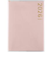 【2026年1月始まり】　高橋書店　T'pure2　B7　ウィークリーホリゾンタル　196　ピンク　月曜始まり