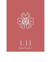 草紙堂　花結びメッセージカード　1月11日