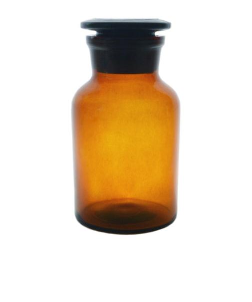 広口試薬瓶　茶　250mL