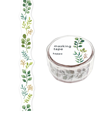 マインドウェイブ　マスキングテープ　ダイカット　95122　ハッパ