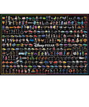 テンヨー　ディズニー　ピクサーキャラクター大集合　D-1000-036　1000ピース