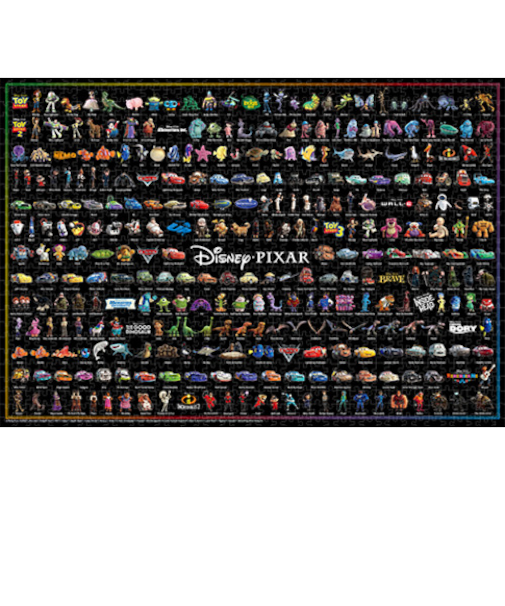 テンヨー　ディズニー　ピクサーキャラクター大集合　D-1000-036　1000ピース