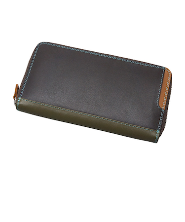 マイウォリット（mywalit）　PLUS1　ジップラウンドパース　長財布　MY103885　チョコレートムース