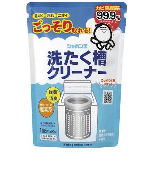 シャボン玉石けん　洗たく槽クリーナー　1回分　500g　酸素系
