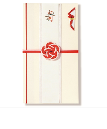 いろは出版　寿草花　祝儀袋　白椿