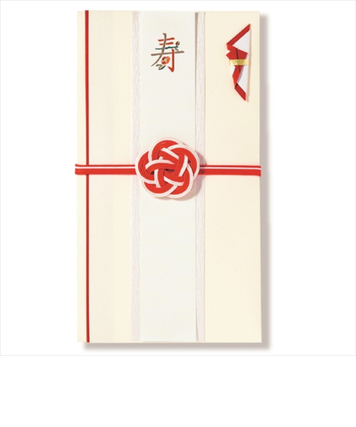 いろは出版　寿草花　祝儀袋　白椿