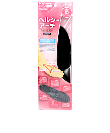 コロンブス（COLUMBUS）　ヘルシーアーチプレミアム　女性用　M　6205－1504　ブラック